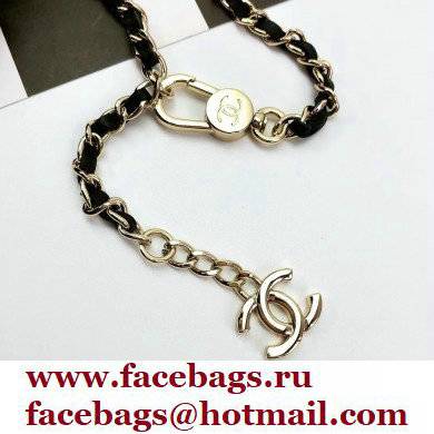 Chanel Printed Denim & Gold-Tone Metal Black & Multicolor belt bag AP2623 - Click Image to Close
